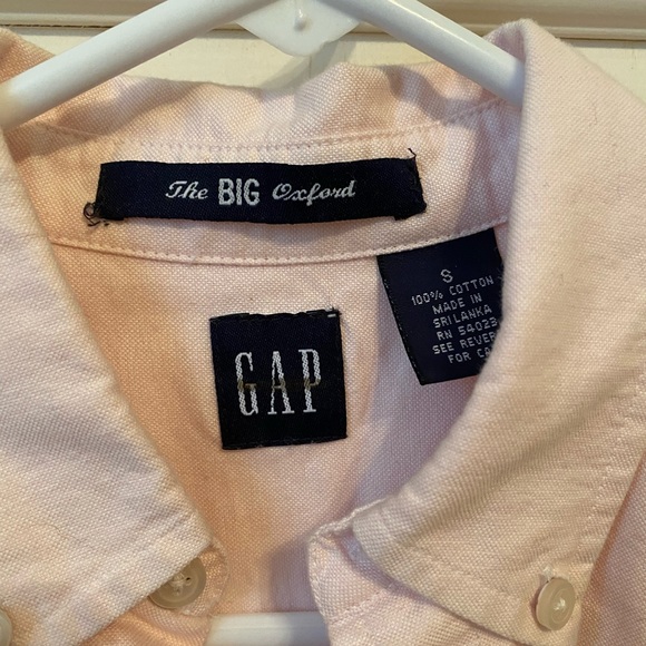 Gap Light Pink Button Up Oxford Shirt Size S - Picture 4 of 4